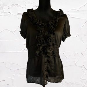Maurice’s Ruffle Button Up Blouse